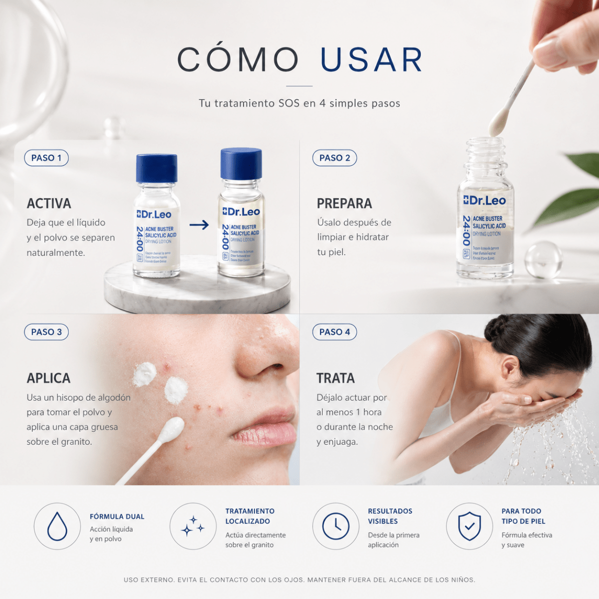 Limpiador Facial | Dr. Leo | Tratamiento para el Acné - Tateline