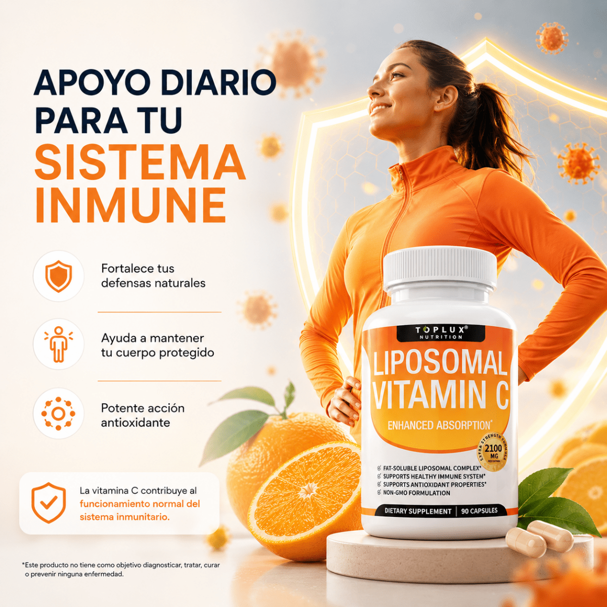Vitamina C Liposomal | Toplux - Tateline