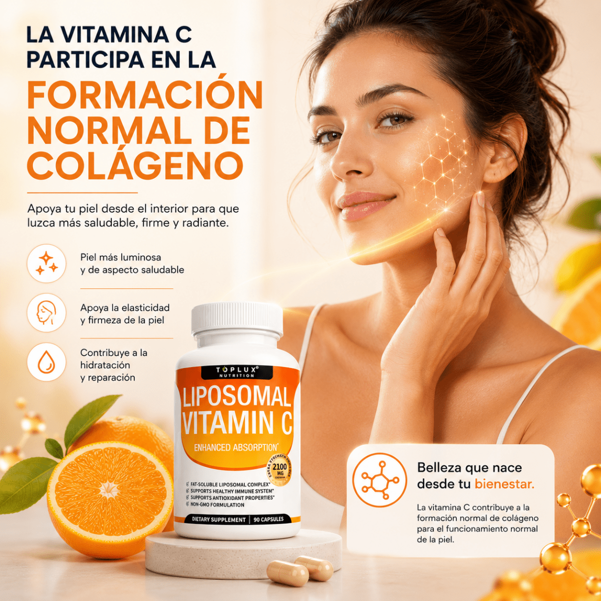 Vitamina C Liposomal | Toplux - Tateline