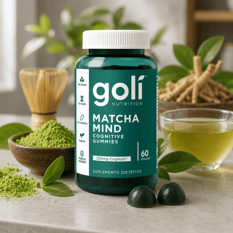 60 Gomitas Goli Matcha Mind